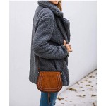 Z-dark Grey Women's Fashion Long Sleeve Lapel Zip Up Faux Shearling Shaggy Oversized Coat Jacket For Warm Winter Z-dark Grey Women's Fashion Long Sleeve Lapel Zip Up Faux Shearling Shaggy Oversized Coat Jacket For Warm Winter