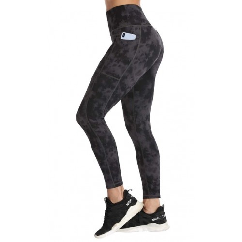 Print Women Yoga Leggings with Pockets High Waist Compression Workout Running Gym Print Pants Print Women Yoga Leggings with Pockets High Waist Compression Workout Running Gym Print Pants