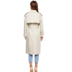 Women's Trench Coat, Double-breasted Rain Coat with Belt 100% Cotton Women's Trench Coat, Double-breasted Rain Coat with Belt 100% Cotton